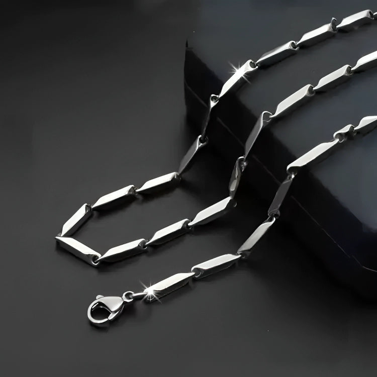Newstyle Silver Delicate Chain Necklace for Men